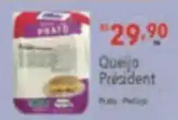 Supermercados Condor Queijo President oferta