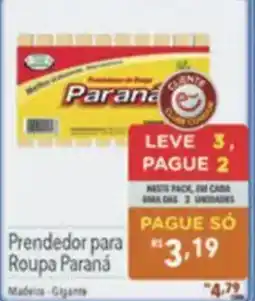 Supermercados Condor Prendedor para roupa paraná oferta