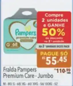 Supermercados Condor Fralda pampers premium care - jumbo oferta
