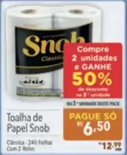 Supermercados Condor Toalha de Papel Snob oferta