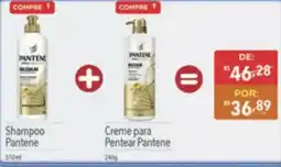 Supermercados Condor Shampoo pantene + Creme para Pentear Pantene oferta