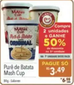 Supermercados Condor Purê de Batata Mash Cup oferta
