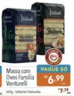 Supermercados Condor Massa com Ovos Familia Venturelli oferta