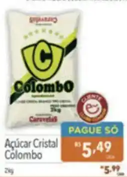 Supermercados Condor Açúcar Cristal Colombo oferta