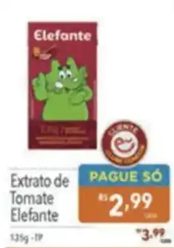 Supermercados Condor Extrato de Tomate Elefante oferta