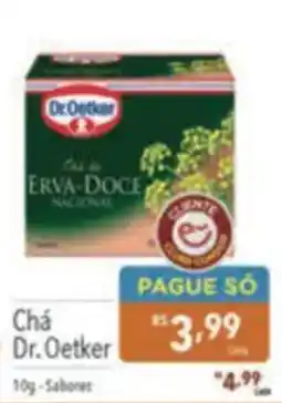 Supermercados Condor Chá Dr. Oetker oferta