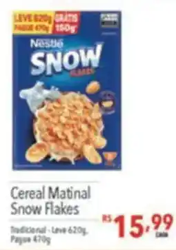 Supermercados Condor Cereal Matinal Snow Flakes oferta