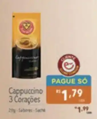 Supermercados Condor Cappuccino 3 Corações oferta