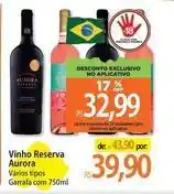 Atacadão Aurora - vinho reserva oferta