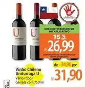 Atacadão Off - vinho chileno oferta