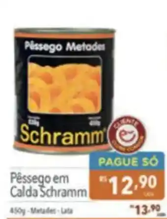 Supermercados Condor Pêssego em calda schramm oferta