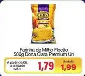 Spani Atacadista Premium - farinha de milho flocão 500g dona clara un oferta