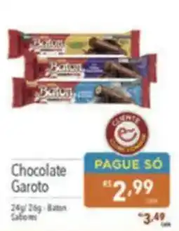 Supermercados Condor Chocolate Garoto oferta