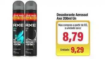 Spani Atacadista Axe - desodorante aerossol oferta