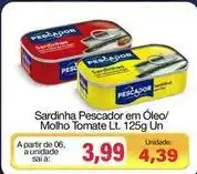 Spani Atacadista Molho - sardinha pescador em oleo oferta