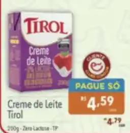 Supermercados Condor Creme de Leite Tirol oferta