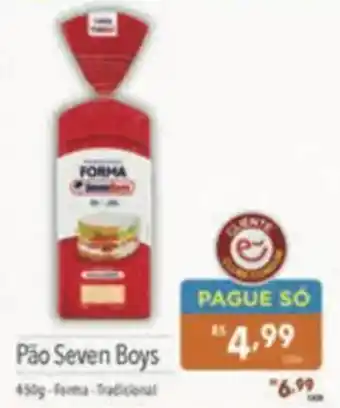 Supermercados Condor Pão Seven Boys oferta