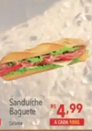Supermercados Condor Sanduíche Baguete oferta
