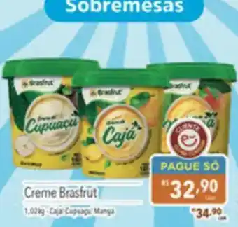 Supermercados Condor Creme Brasfrut oferta