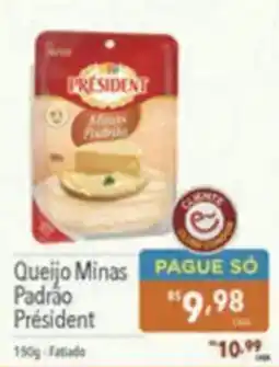 Supermercados Condor Queijo Minas Padrão Président oferta