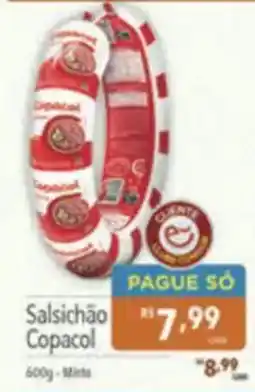 Supermercados Condor Salsichão Copacol oferta