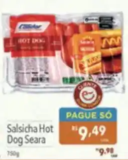 Supermercados Condor Salsicha Hot Dog Seara oferta