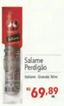 Supermercados Condor Salame Perdigão oferta