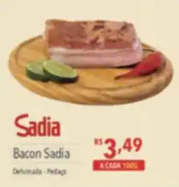 Supermercados Condor Bacon sadia oferta
