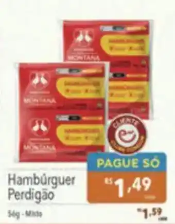 Supermercados Condor Hambúrguer Perdigão oferta