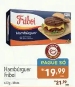 Supermercados Condor Hambúrguer Friboi oferta