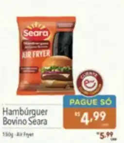 Supermercados Condor Hambúrguer Bovino Seara oferta
