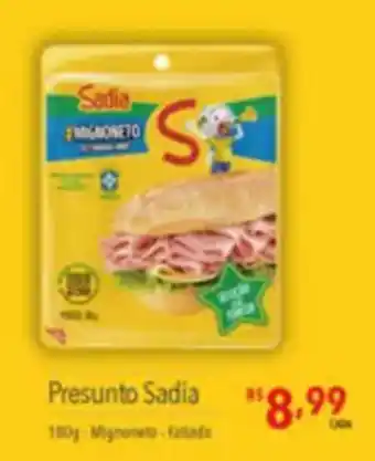 Supermercados Condor Presunto Sadia oferta