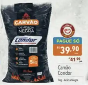 Supermercados Condor Carvão Condor oferta
