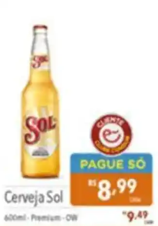 Supermercados Condor Cerveja Sol oferta