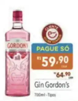 Supermercados Condor Gin Gordon's oferta