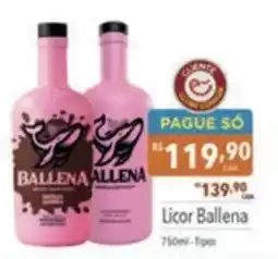 Supermercados Condor Licor ballena oferta