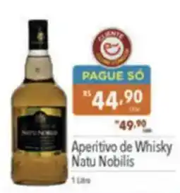 Supermercados Condor Aperitivo de Whisky Natu Nobilis oferta