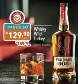 Supermercados Condor Whisky wild turkey oferta