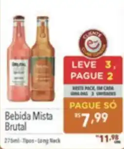 Supermercados Condor Bebida Mista Brutal oferta