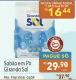 Supermercados Condor Sabão em pó girando sol oferta