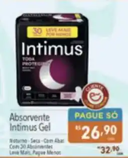 Supermercados Condor Absorvente Intimus Gel oferta