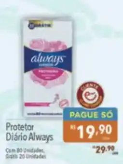 Supermercados Condor Protetor Diário Always oferta