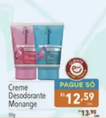 Supermercados Condor Creme Desodorante Monange oferta