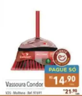 Supermercados Condor Vassoura Condor oferta