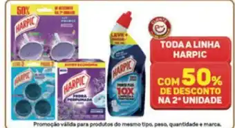 Supermercados Condor Toda a linha harpic oferta