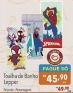 Supermercados Condor Toalha de Banho Lepper oferta
