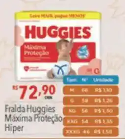 Supermercados Condor Fralda huggies máxima proteção hiper oferta