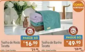 Supermercados Condor Toalha de Rosto Tocatta oferta