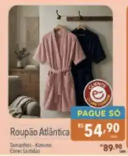 Supermercados Condor Roupão Atlântica oferta