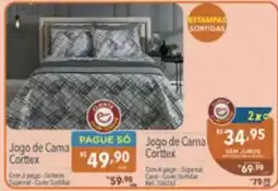 Supermercados Condor Jogo de Cama Corttex oferta